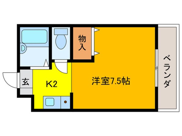 メゾンフレグランスの物件間取画像